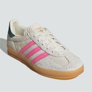 Adidas Gazelle Women's Sneakers - White, Pink, and Green